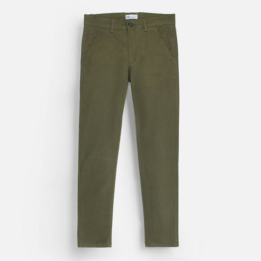 Z.a.r.a Premium Cotton Chino (Olive Green)