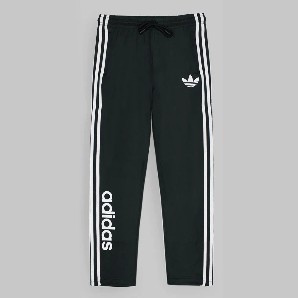 ADDAS PREMIUM MEN'S STRONIX LYCRA DRI-FIT TRACKSUIT (WHITE&BLACK)