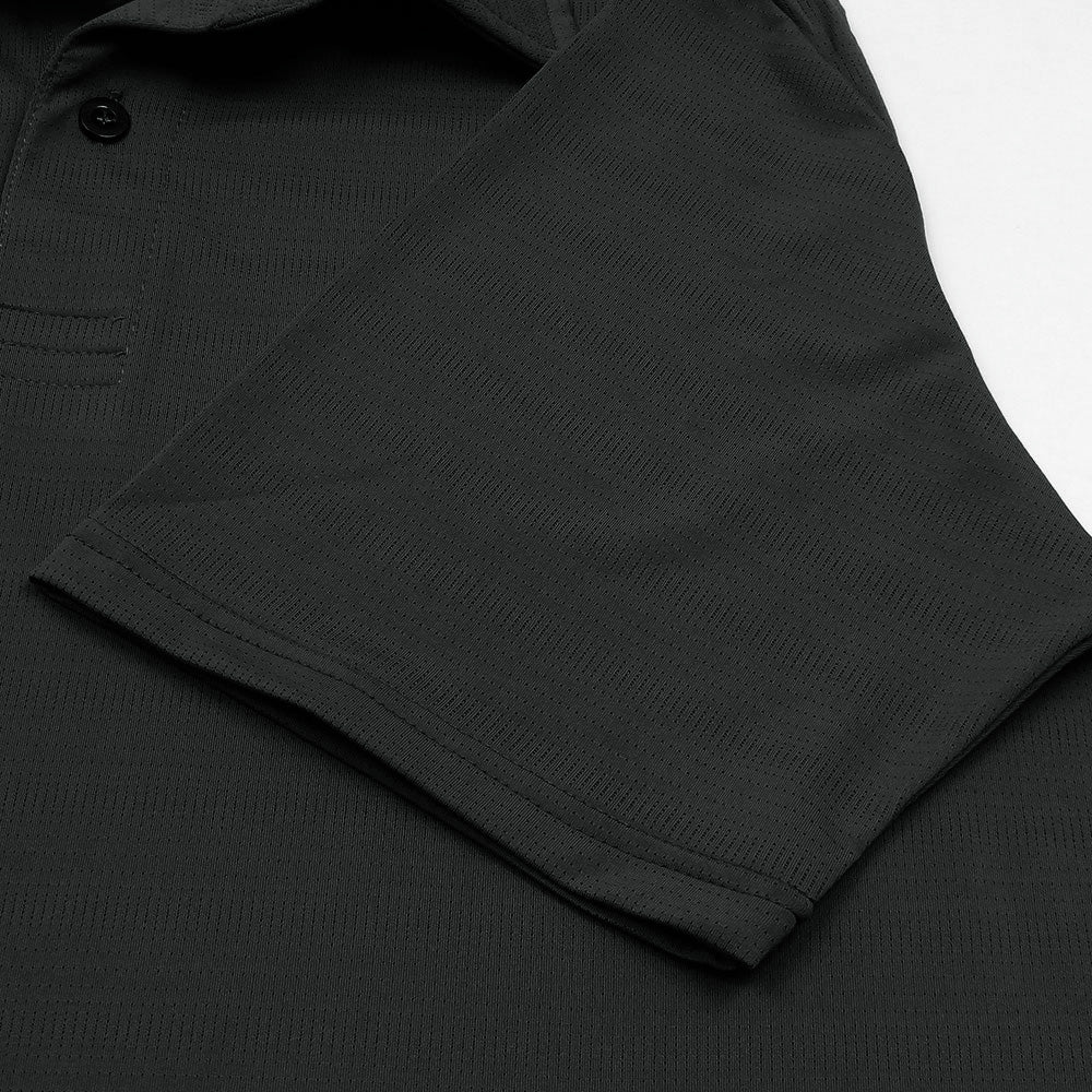 ADDAS IMPORTED BEEMESH CORE POLO SHIRT (BLACK)