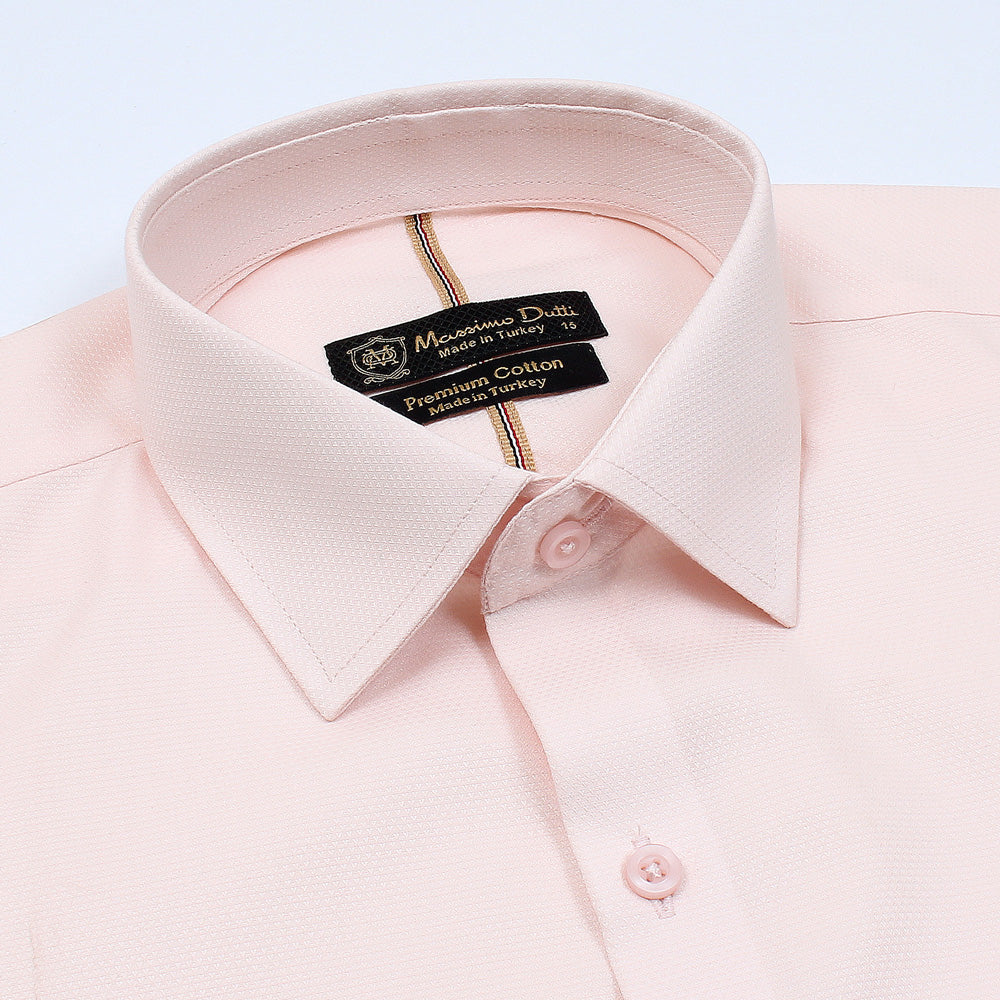 Mussimo Duti Imported Formal Shirt Dobby (Light Pink)
