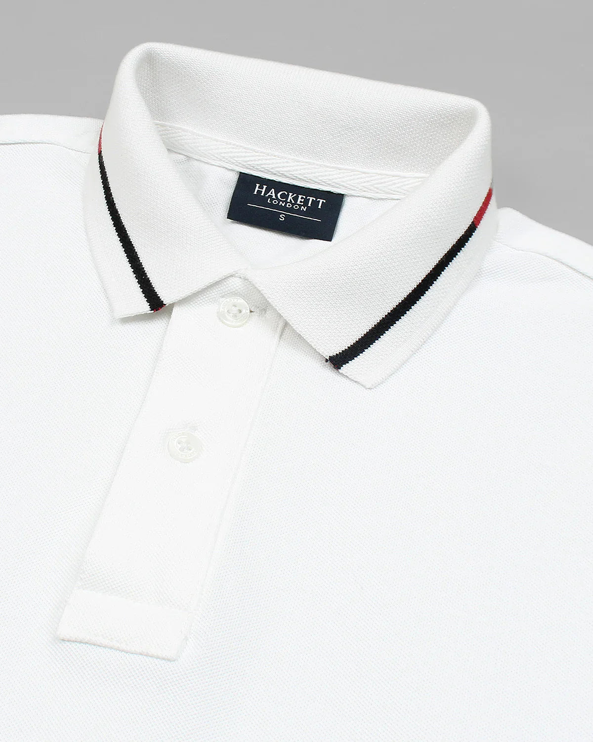 IMPORTED HKT SPORT MEN'S POLO SHIRT (WHITE)