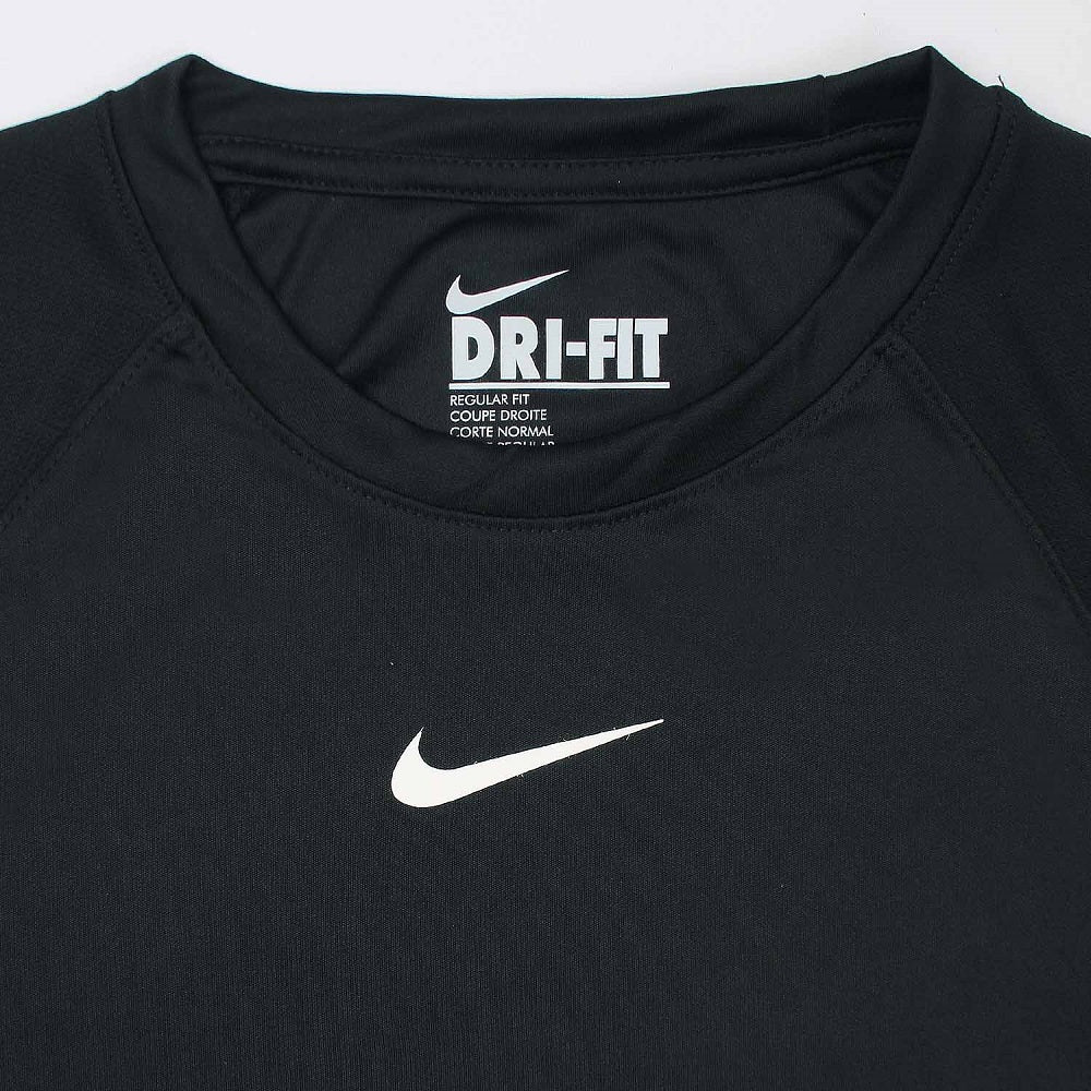NKE Imported Mesh Shoulder Dri Fit T-Shirt (Black)