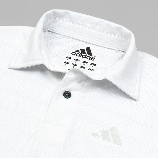 ADDAS IMPORTED BEEMESH CORE POLO SHIRT (WHITE)