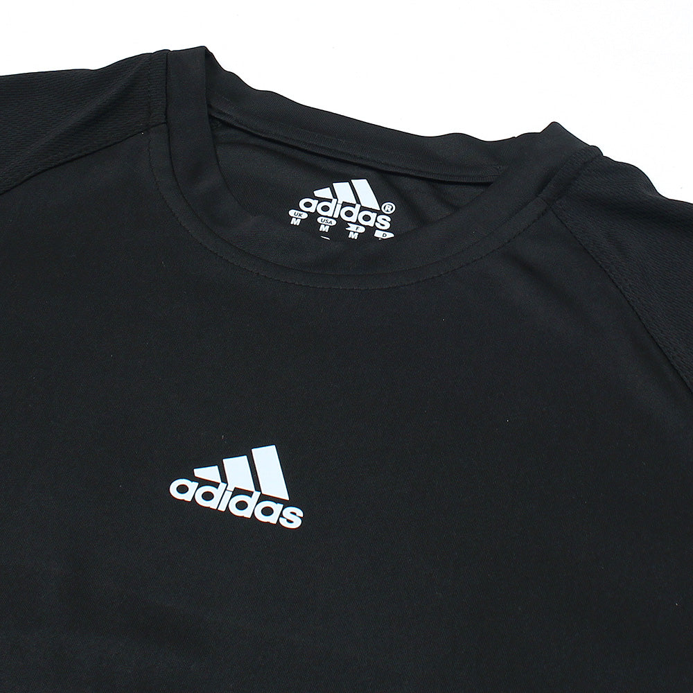 ADDAS Imported Mesh Shoulder Dri Fit T-Shirt (Black)