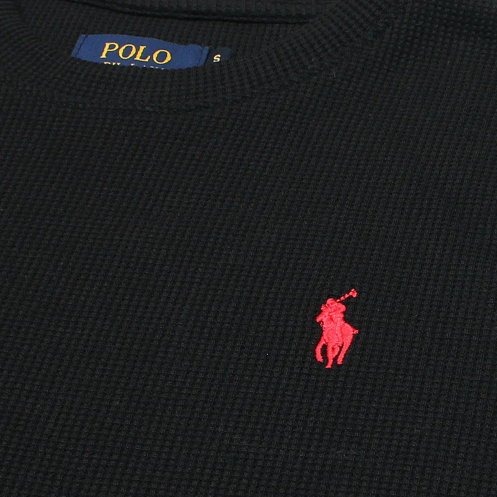 RL PREMIUM S/P THERMAL COTTON DESIGNER SWEATSHIRT (BLACK)