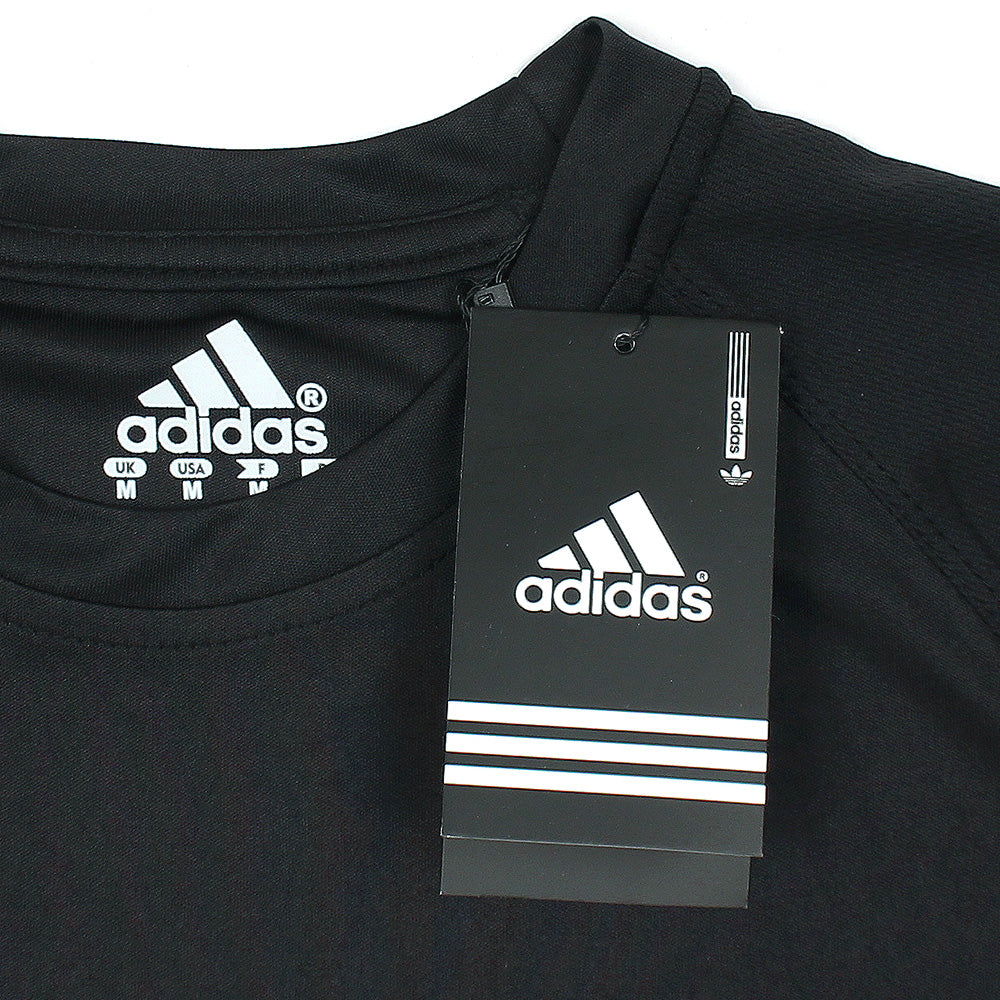 ADDAS Imported Mesh Shoulder Dri Fit T-Shirt (Black)