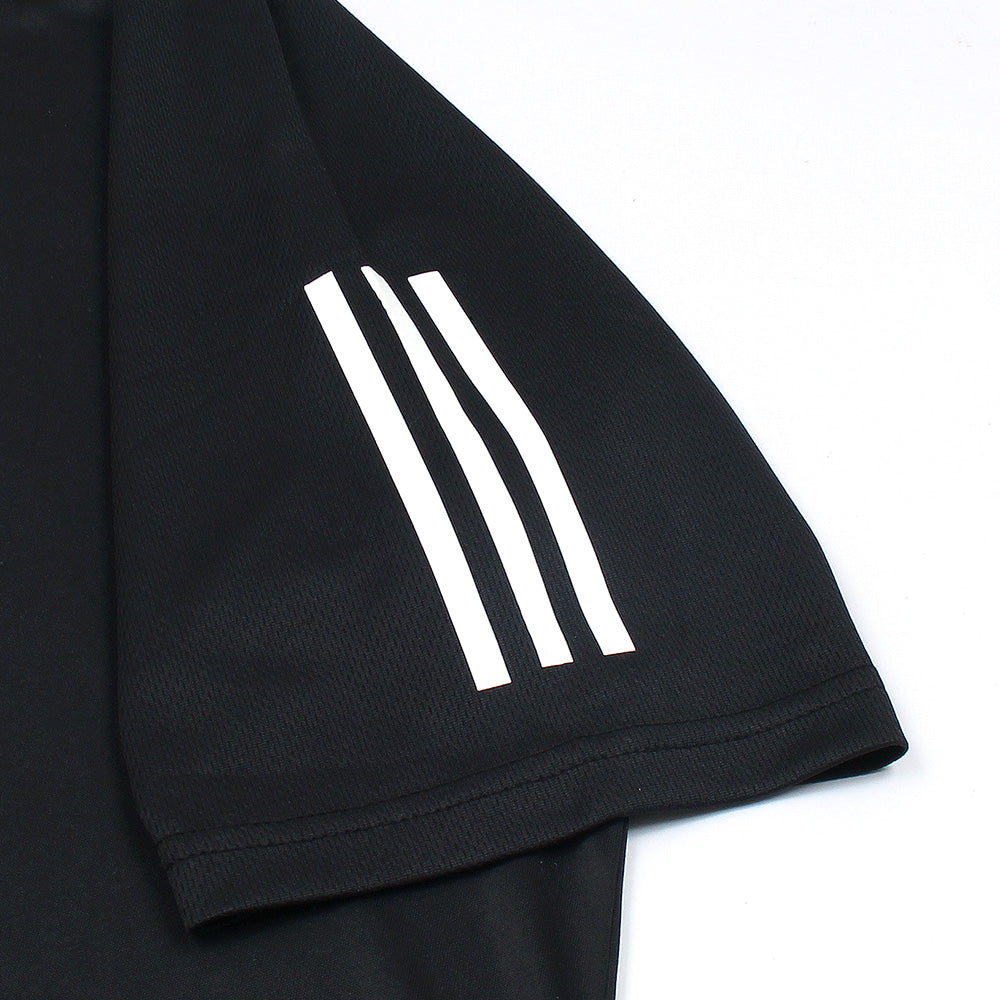 ADDAS Imported Mesh Shoulder Dri Fit T-Shirt (Black)