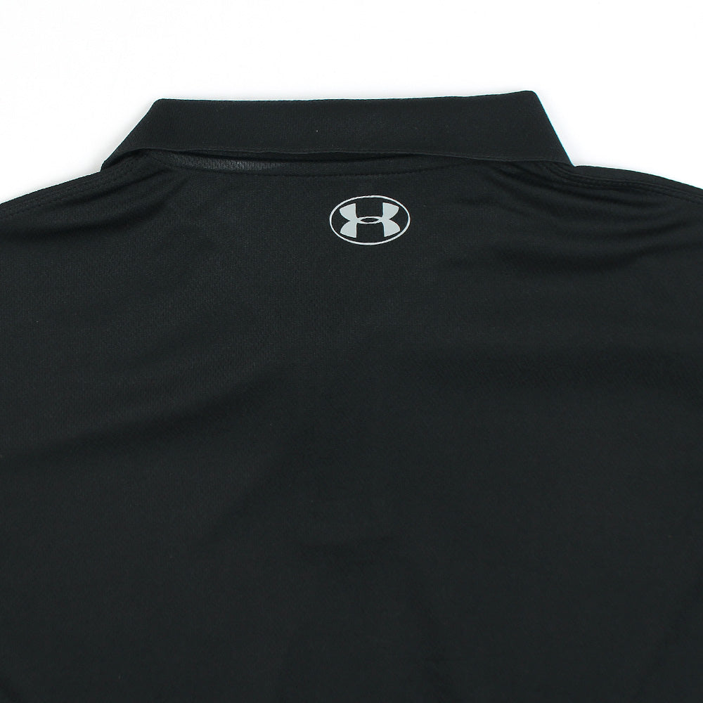 UA Imported Mesh Dri Fit Polo Shirt (Black)
