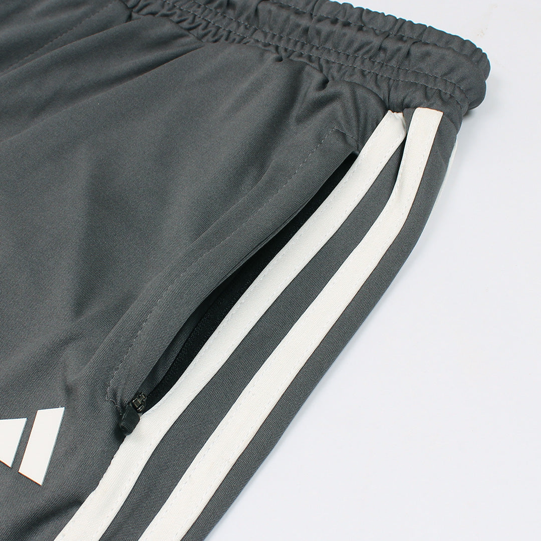 ADDAS Premium Lycra Dri-Fit Tracksuit (Dark Grey)