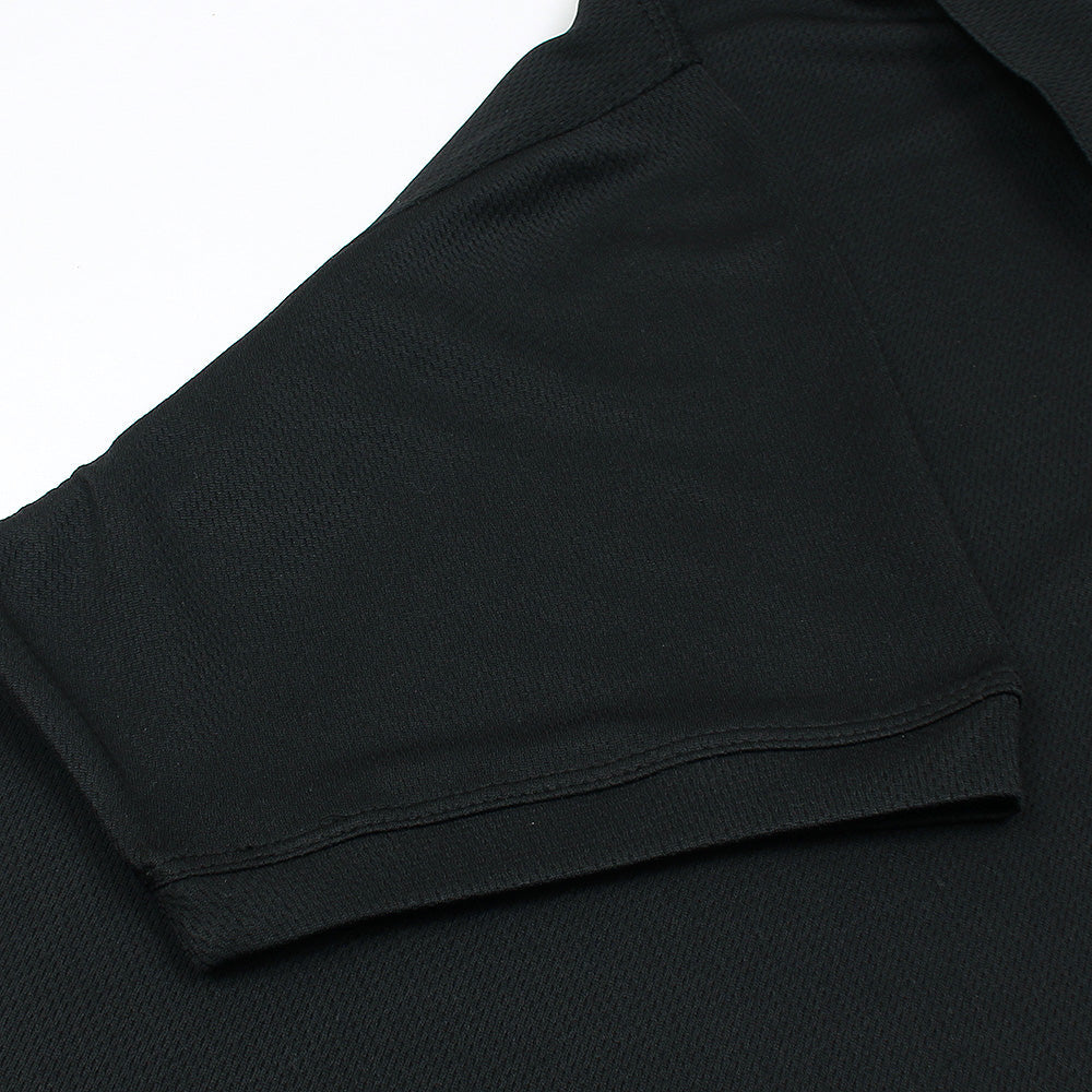 UA Imported Mesh Dri Fit Polo Shirt (Black)