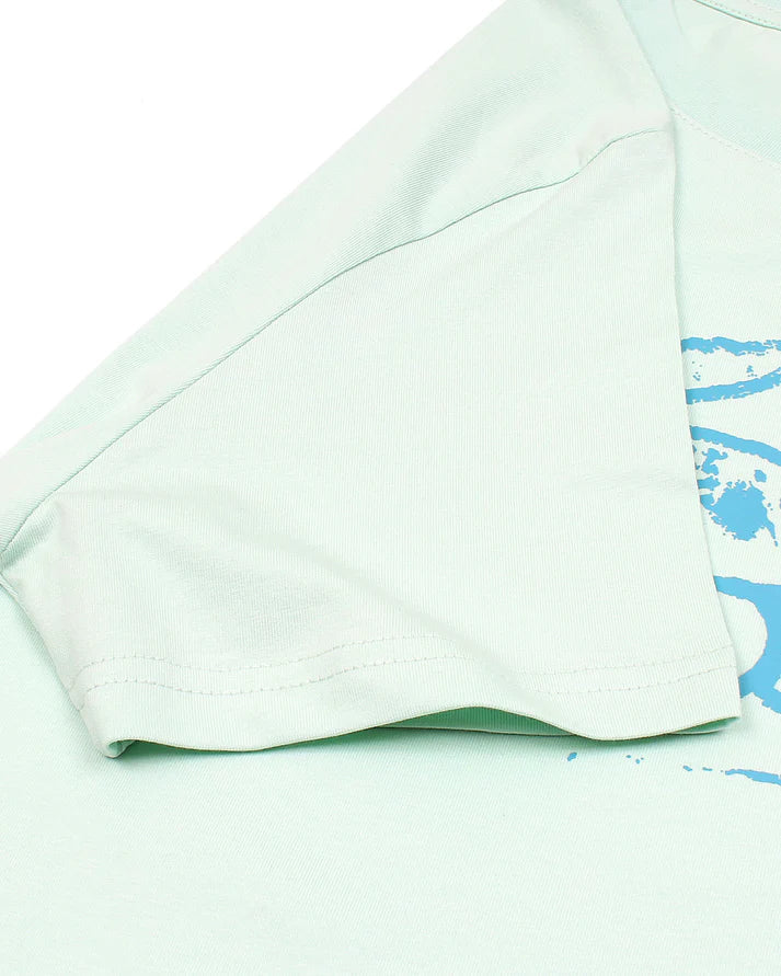 LCSTE CROC IMPORTED MEN'S T-SHIRT (SEA GREEN)