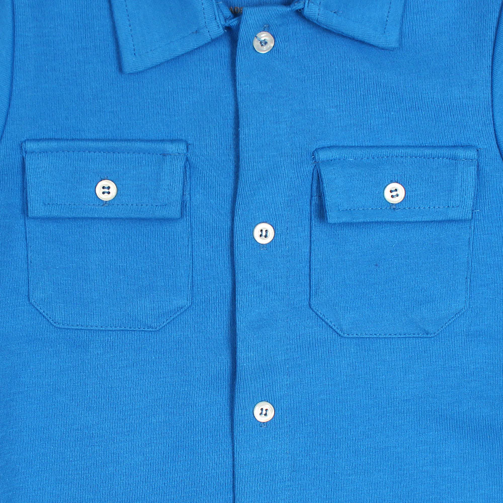 ZR PREMIUM KIDS DOUBLE POCKET TWINSET (ROYAL BLUE)