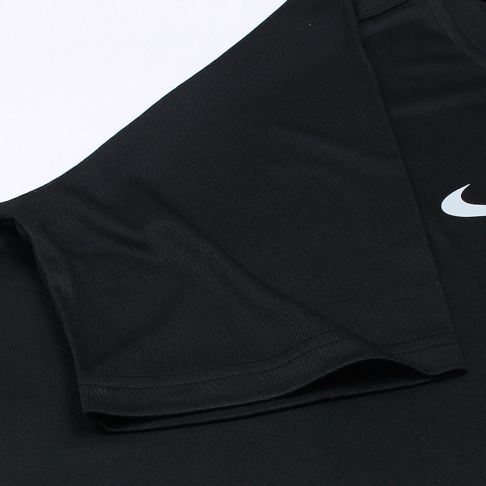 NKE Imported Mesh Shoulder Dri Fit T-Shirt (Black)