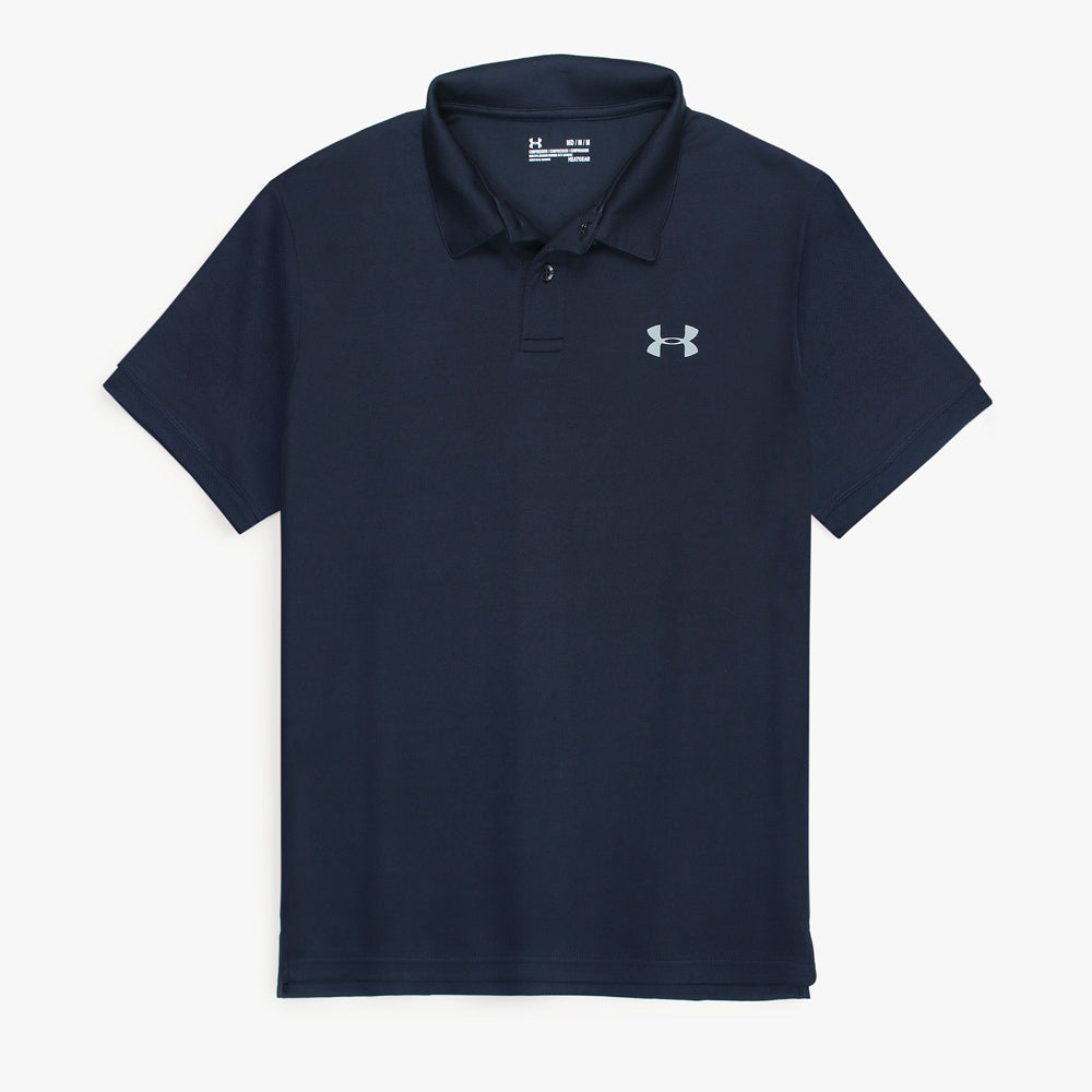 UA Imported Mesh Dri Fit Polo Shirt (Navy Blue)