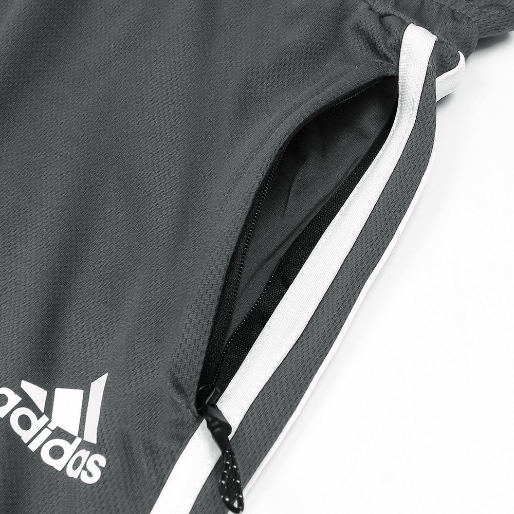 ADDAS PREMIUM MESH DRI-FIT 3 STRIPE TRACKSUIT (GREY)