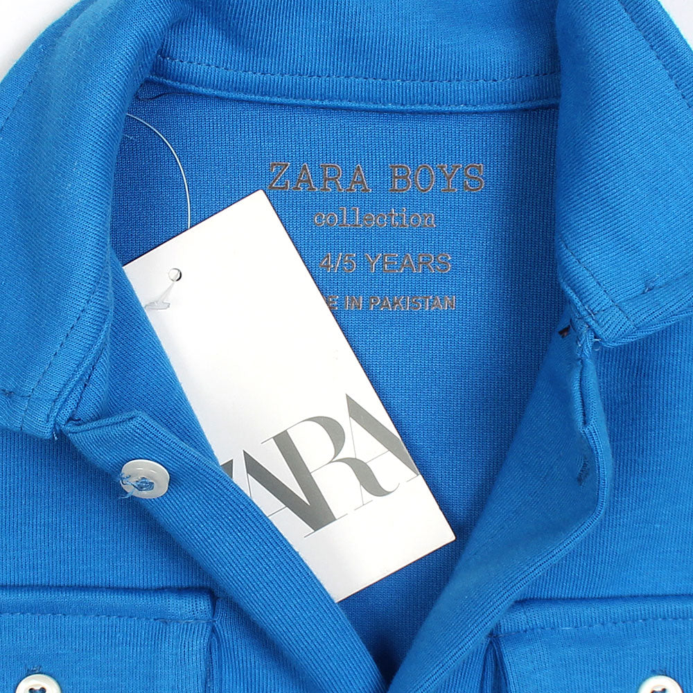 ZR PREMIUM KIDS DOUBLE POCKET TWINSET (ROYAL BLUE)