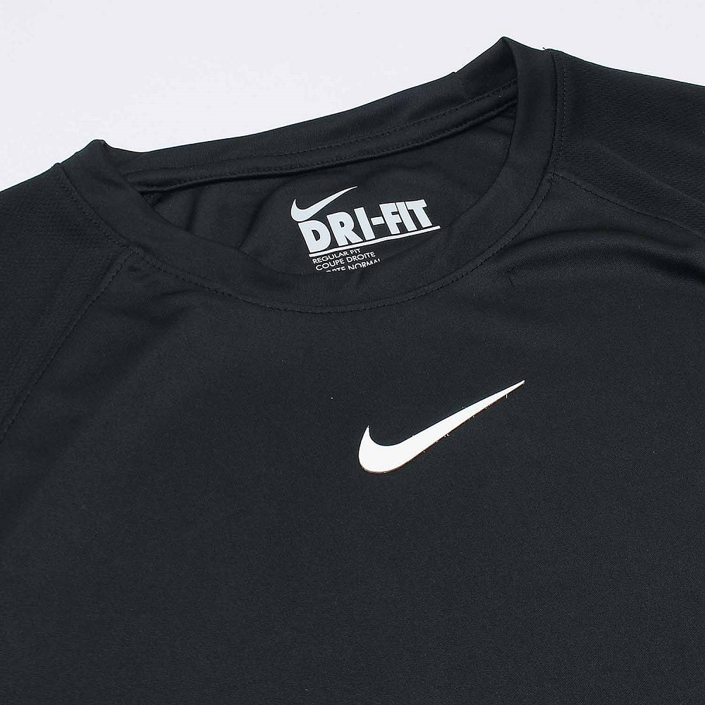 NKE Imported Mesh Shoulder Dri Fit T-Shirt (Black)