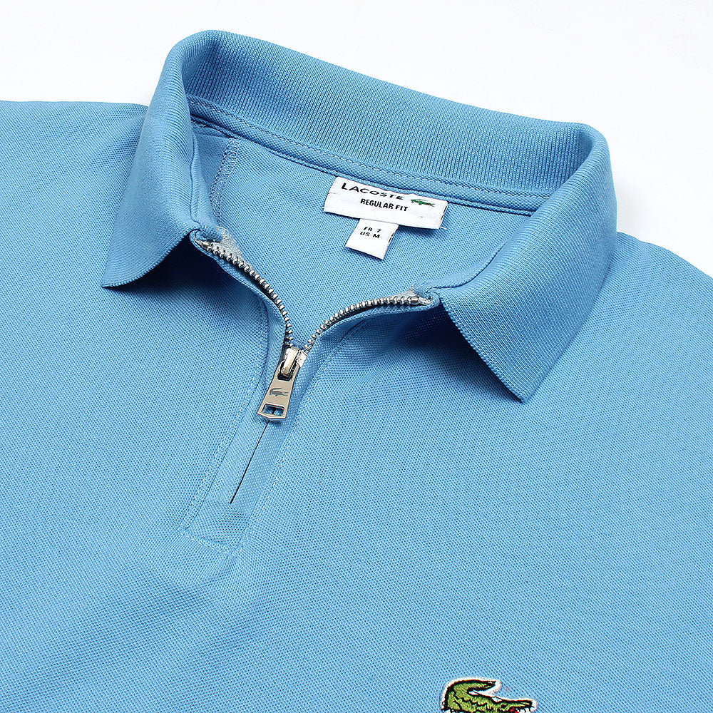 LCSTE Premium Zip Up Polo shirt (Sky Blue)