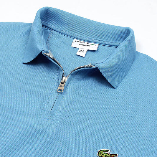 LCSTE Premium Zip Up Polo shirt (Sky Blue)