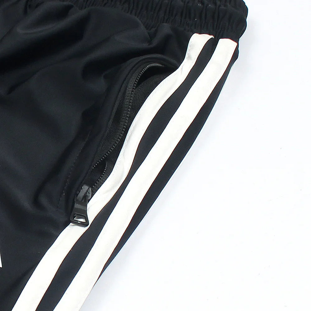 ADDAS IMPORTED DRI-FIT PIPING TROUSER (BLACK)