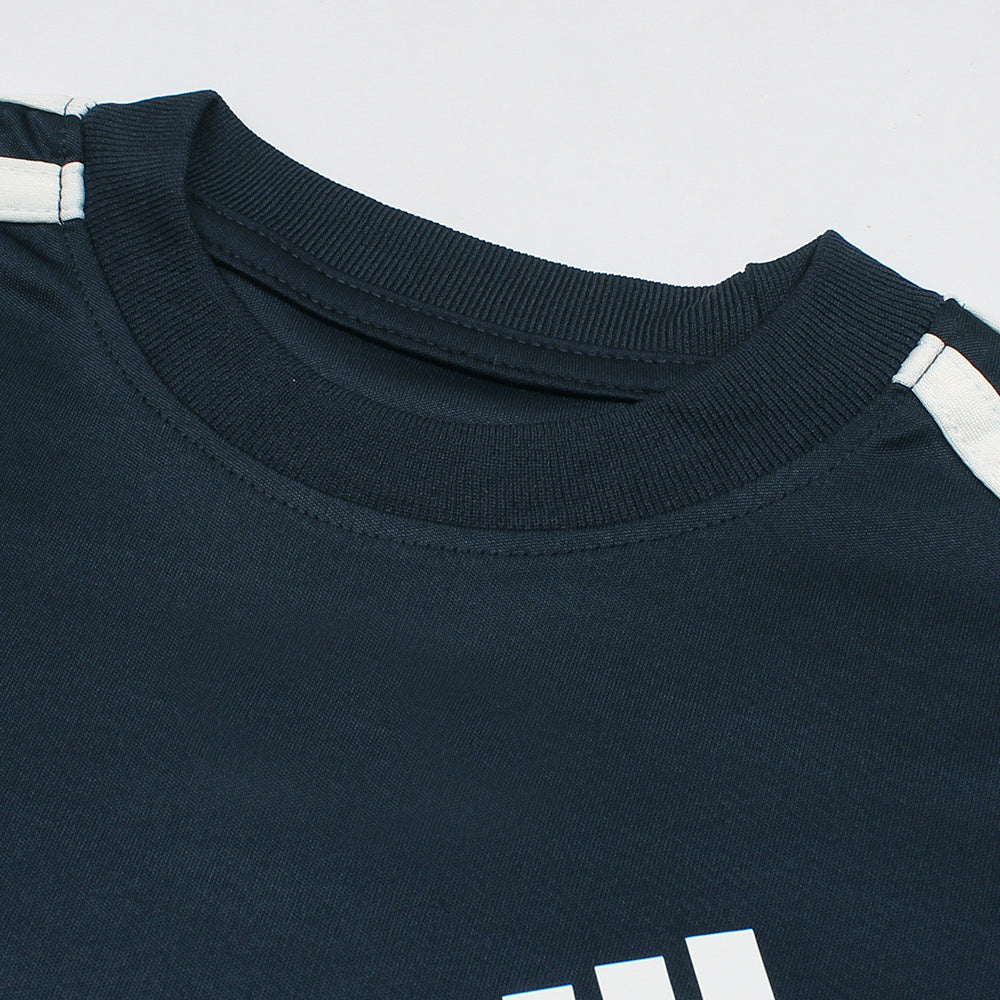 ADDAS PREMIUM KIDS DRI-FIT TRACKSUIT (NAVY BLUE)