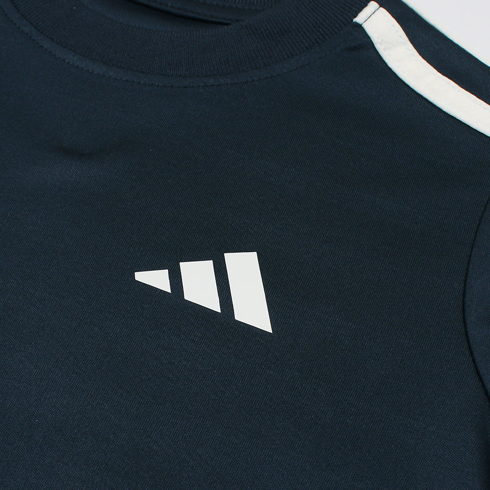 ADDAS PREMIUM KIDS DRI-FIT TRACKSUIT (NAVY BLUE)