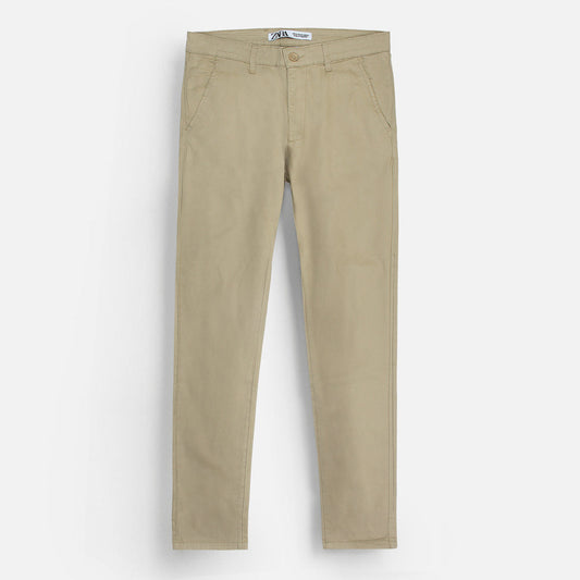 Z.A.R.A Premium Cotton Chino (Khaki)