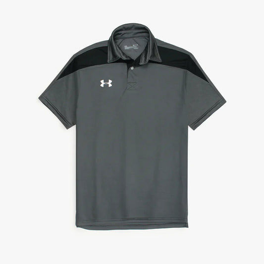 UA PREMIUM MEN'S DRI FIT CLUTH POLO (GREY)