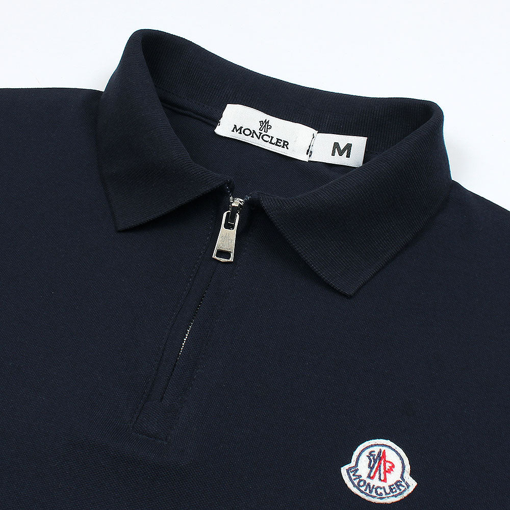 MNCLR Premium Zip Up Polo shirt (Navy Blue)