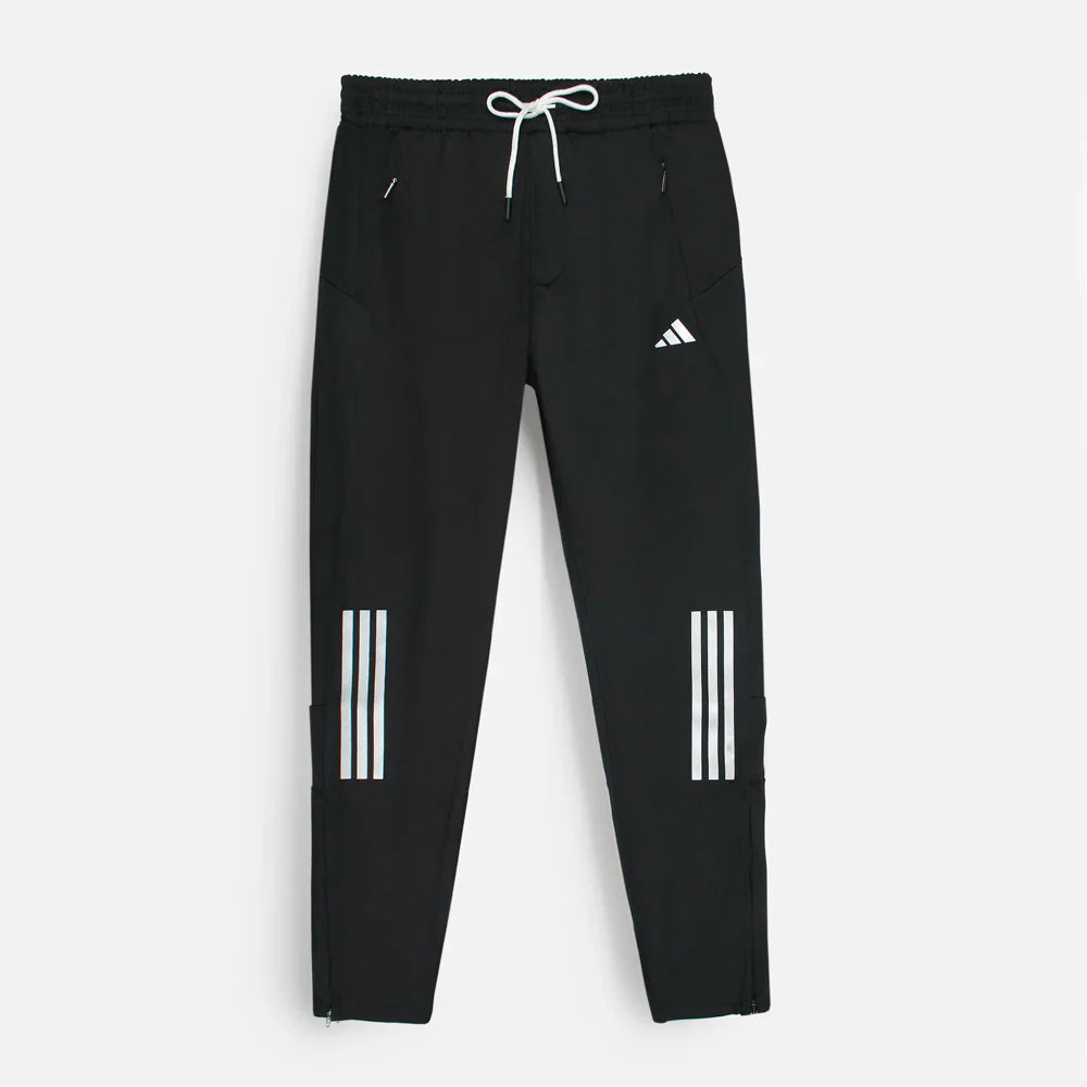 ADDAS PREMIUM MEN'S DRI FIT REFLECTIVE TROUSER (BLACK)