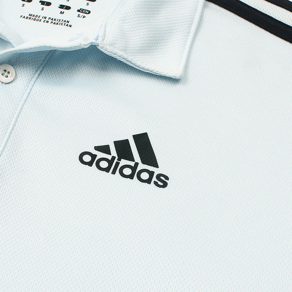 ADDAS PREMIUM MESH DRI-FIT 3 STRIPE TRACKSUIT (SKY BLUE)