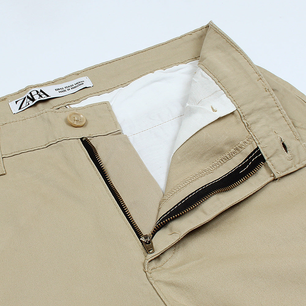 Z.A.R.A Premium Cotton Chino (Khaki)