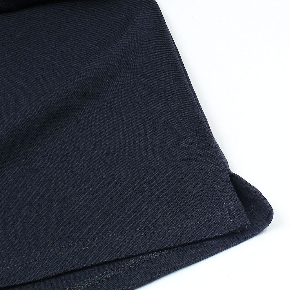 MNCLR Premium Zip Up Polo shirt (Navy Blue)