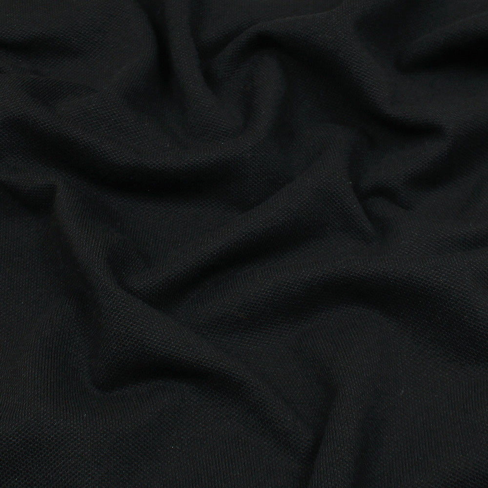 MNCLR Premium Zip Up Polo shirt (Black)