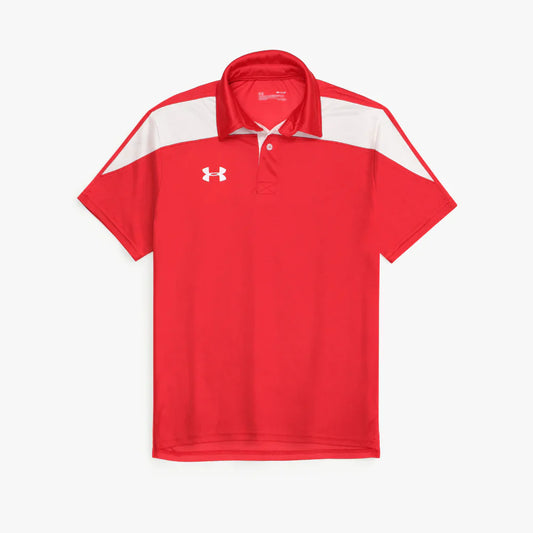 UA PREMIUM MEN'S DRI FIT CLUTH POLO (RED)