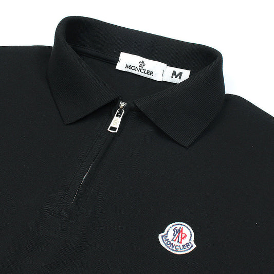 MNCLR Premium Zip Up Polo shirt (Black)