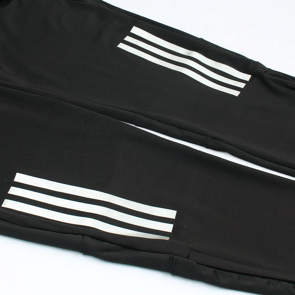 ADDAS PREMIUM MEN'S DRI FIT REFLECTIVE TROUSER (BLACK)