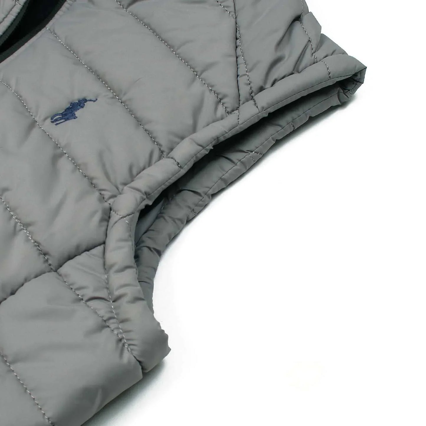 RL premium Small Pony Puffer Jacket (Steel Grey)