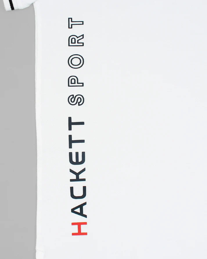 IMPORTED HKT SPORT MEN'S POLO SHIRT (WHITE)