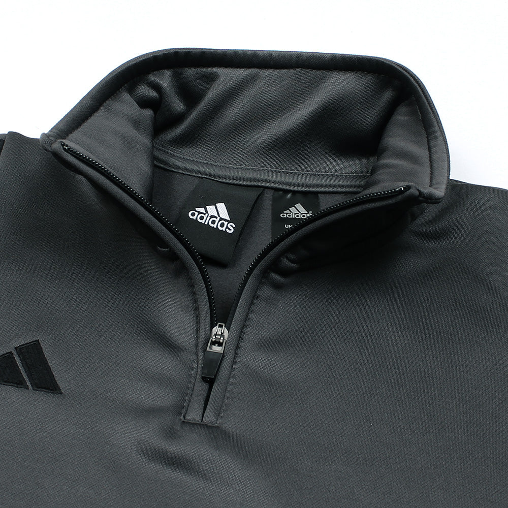 ADDAS Imported Tiro Piping Quarter Zip Tracksuit (Grey)