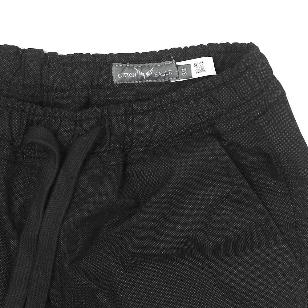 Cotton Eagle Premium Jogger Trouser (Textured Black)