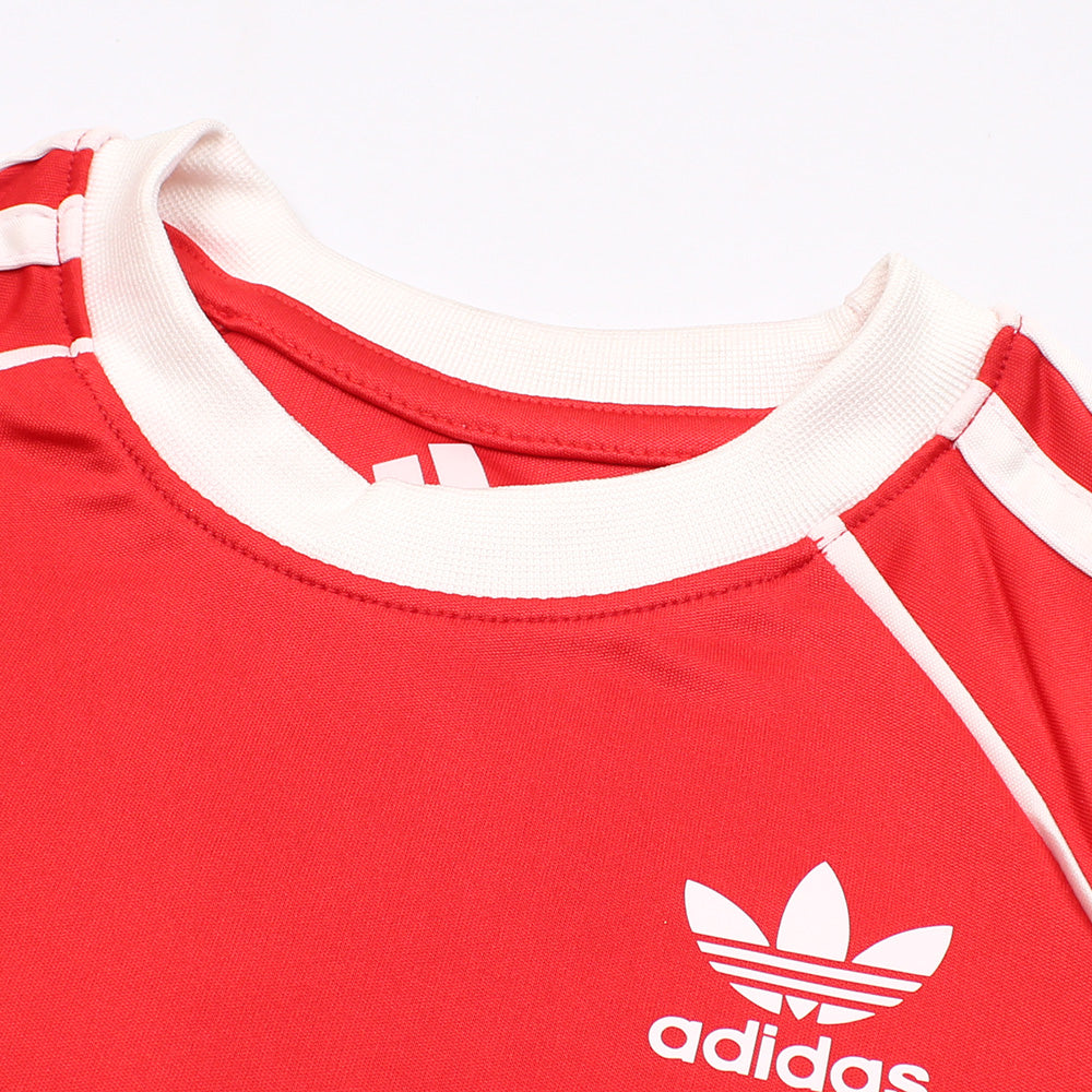 ADDAS PREMIUM KIDS PIPING DRIFIT T SHIRT (RED)