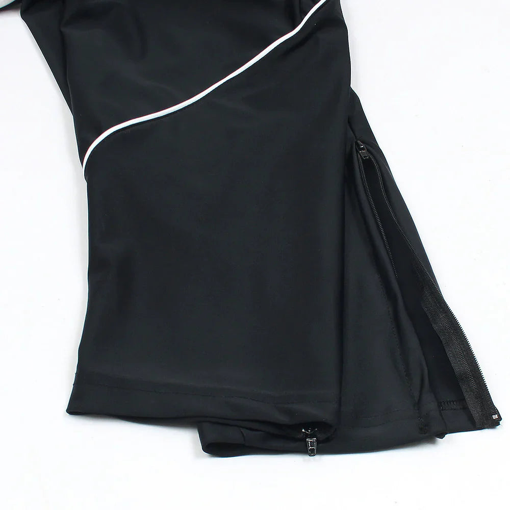 ADDAS IMPORTED DRI-FIT PIPING TROUSER (BLACK)