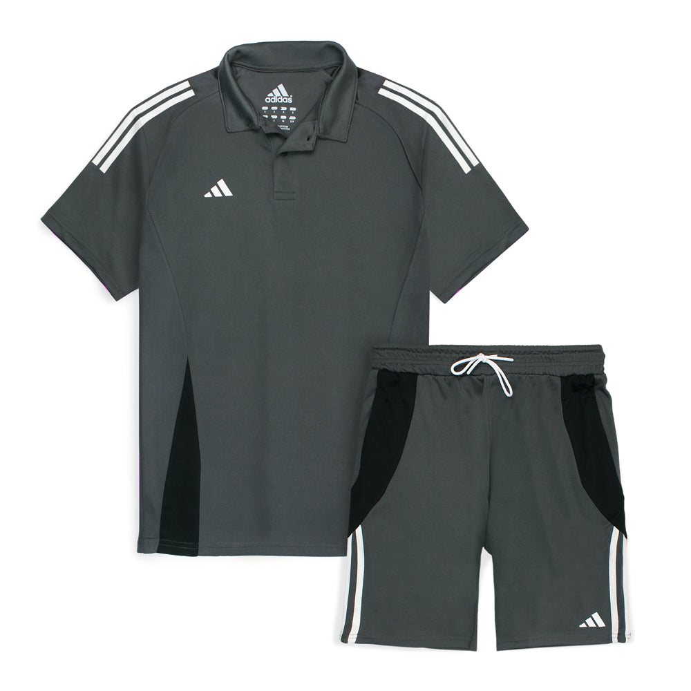 ADDAS Premium Paneled Dri-Fit Tiro Twin Set (Dark Grey)
