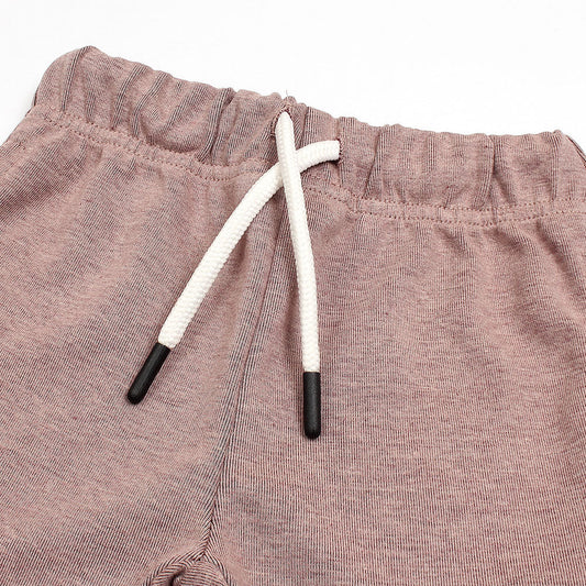 ZR PREMIUM KID'S INTERLOCK SHORT (MELANGE PEACH)