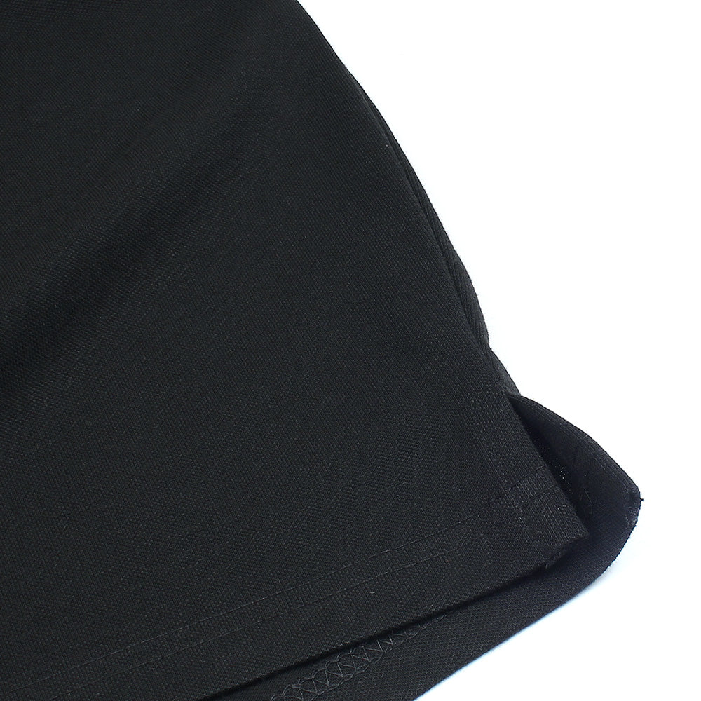 MNCLR Premium Zip Up Polo shirt (Black)