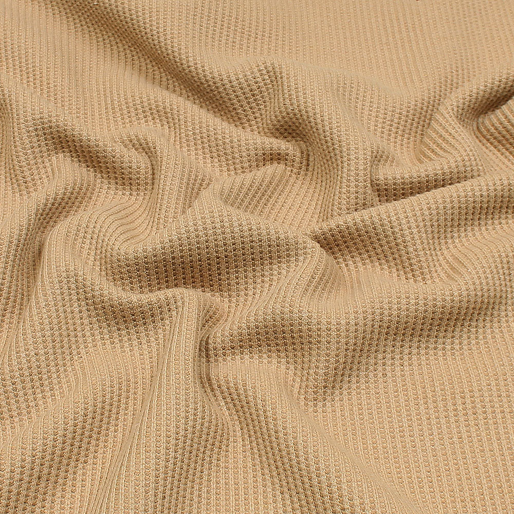 RL PREMIUM MEN'S V NECK BORDER POLO SHIRT (KHAKI)