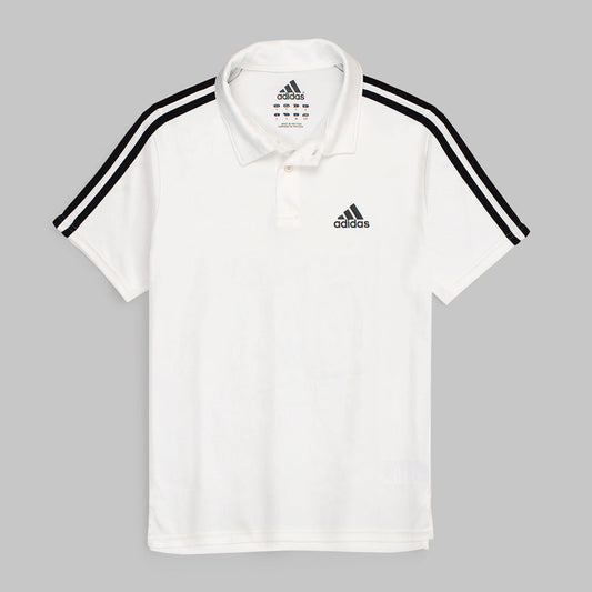 ADDAS PREMIUM MESH DRI-FIT 3 STRIPE TRACKSUIT (WHITE&BLACK)