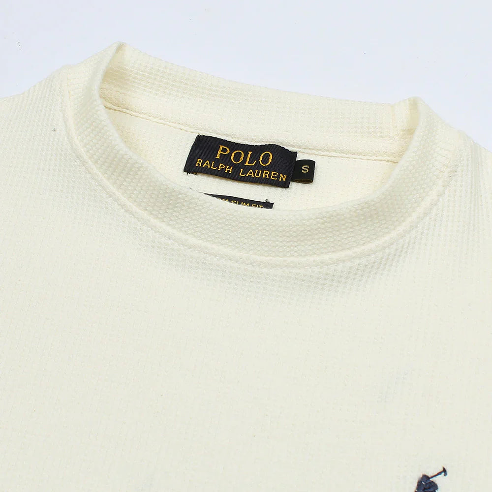 RL PREMIUM S/P THERMAL COTTON DESIGNER SWEATSHIRT (OFF-WHITE)