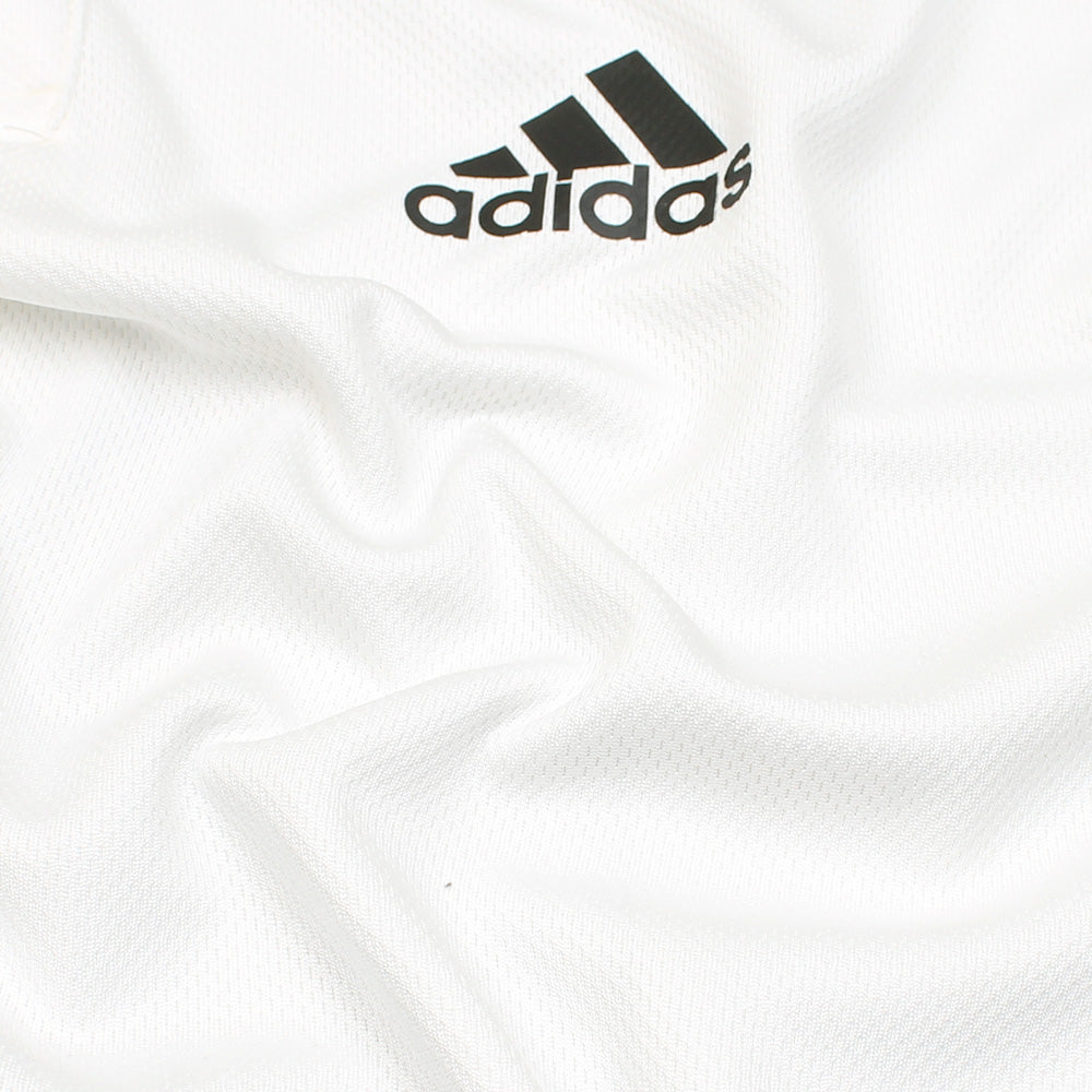 ADDAS Imported Mesh Dri Fit Polo Shirt (Off-White)
